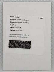 Jared Goff [Neon Pink] #12 Football Cards 2023 Panini Spectra Signature Prices