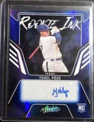 Yohel Pozo [Spectrum Blue] Baseball Cards 2022 Panini Absolute Rookie Ink Autographs Prices