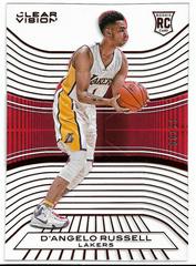 D'Angelo Russell #96 Basketball Cards 2015 Panini Clear Vision Prices