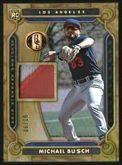 Michael Busch [Holo Gold] #GSS-MB Baseball Cards 2023 Panini Chronicles Gold Standard Swatches Prices
