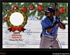 Wander Franco [Blue Metallic] Baseball Cards 2022 Topps Holiday Relics Prices