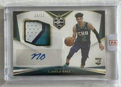 LaMelo Ball [Prime] Basketball Cards 2020 Panini Chronicles Limited Rookie Jersey Autographs Prices
