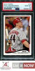 Paul Goldschmidt [No Sparkle on Bat] #15 Baseball Cards 2014 Topps Prices
