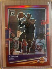 LeBron James [Red] #13 Basketball Cards 2020 Panini Donruss Optic Prices