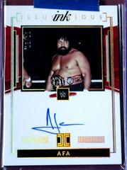 Afa [Holo Gold] Wrestling Cards 2022 Panini Impeccable WWE Illustrious Ink Autographs Prices