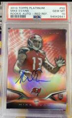 Mike Evans [Red Refractor] #52 Football Cards 2014 Topps Platinum Rookie Autograph Prices
