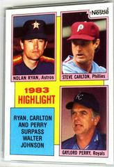1983 Highlight #4 Baseball Cards 1984 Topps Nestle Prices