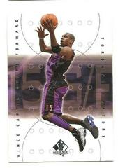 Vince Carter Basketball Cards 2000 SP Authentic Prices
