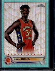 Adem Bona [Aqua Wave] #63 Basketball Cards 2022 Topps Chrome McDonald's All-American Prices