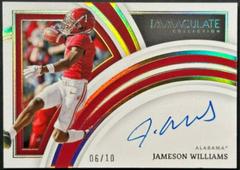 Jameson Williams [Gold] #RA-JWI Football Cards 2022 Panini Immaculate Collegiate Rookie Autographs Prices