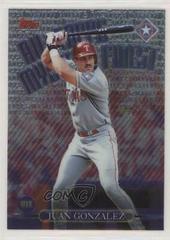 Juan Gonzalez #M15 Baseball Cards 1999 Topps All Mystery Finest Prices