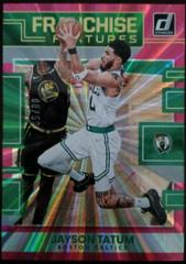 Jayson Tatum [Pink Laser] Basketball Cards 2022 Panini Donruss Franchise Features Prices