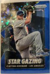 Clayton Kershaw [Blue Donut Circles Prizm] #SG-10 Baseball Cards 2020 Panini Prizm Star Gazing Prices
