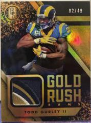 Todd Gurley II [Prime] #GR-10 Football Cards 2018 Panini Gold Standard Rush Prices