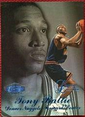 Tony Battie [Row 3] Basketball Cards 1997 Flair Showcase Prices