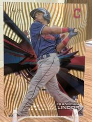 Francisco Lindor [Waves Gold Rainbow] Baseball Cards 2015 Topps High Tek Prices