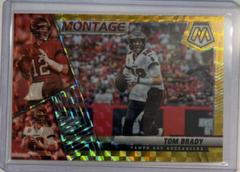 Tom Brady [Gold] Football Cards 2022 Panini Mosaic Montage Prices
