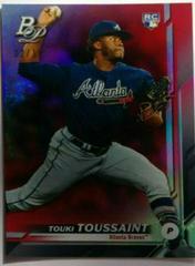 Touki Toussaint [Red] Baseball Cards 2019 Bowman Platinum Prices