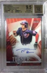 Trea Turner [Red Refractor] #FA-TT Baseball Cards 2017 Topps Finest Autographs Prices