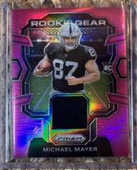 Michael Mayer [Pink] #RG-MM Football Cards 2023 Panini Prizm Rookie Gear Prices