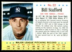 Bill Stafford [Hand Cut] #22 Baseball Cards 1963 Post Cereal Prices