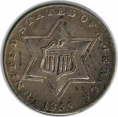 1855 Coins Three Cent Silver Prices