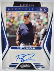 Terry Francona [Retail] #AI-TF Baseball Cards 2022 Panini Absolute Ink Autographs Prices