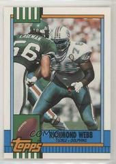Richmond Webb #43T Football Cards 1990 Topps Traded Prices