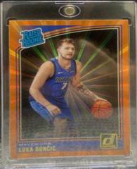 Luka Doncic [Orange Laser] Basketball Cards 2018 Panini Donruss Prices