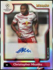 Christopher Nkunku Soccer Cards 2021 Topps Merlin Chrome UEFA Autographs Prices