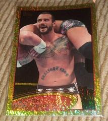 CM Punk [Gold] Wrestling Cards 2012 Topps WWE Prices