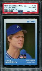 Dale Murphy [Major Stats] Baseball Cards 1988 Star Platinum Edition Prices