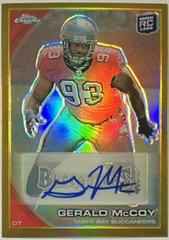 Gerald McCoy [Gold Refractor] #C170 Football Cards 2010 Topps Chrome Prices