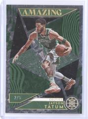 Jayson Tatum [Green] Basketball Cards 2021 Panini Illusions Amazing Prices