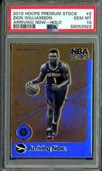 Zion Williamson [Holo] Basketball Cards 2019 Panini Hoops Premium Stock Arriving Now Prices