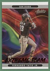 Fernando Tatis Jr. [Red] #ET-3 Baseball Cards 2022 Panini Absolute Extreme Team Prices