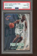 Paul Pierce Basketball Cards 2000 Fleer Game Time Prices