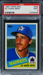 Ed Vande Berg #566 Baseball Cards 1985 Topps Mini Prices