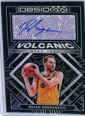 Bojan Bogdanovic [Purple] #VS-BJB Basketball Cards 2021 Panini Obsidian Volcanic Signatures Prices