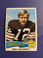 Don Cockroft #244 Football Cards 1975 Topps Prices