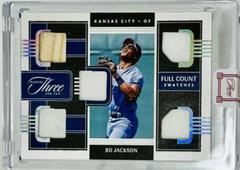 Bo Jackson [Silver] #FCS-BJ Baseball Cards 2022 Panini Three and Two Full Count Swatches Prices