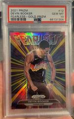 Devin Booker [Gold Prizm] Basketball Cards 2021 Panini Prizm Fearless Prices