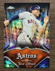 Jose Altuve [Orange] Baseball Cards 2022 Topps Chrome Logofractor Club Plaques Prices