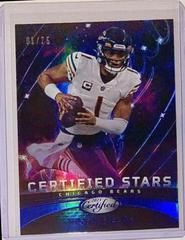 Justin Fields [Blue] #CS-10 Football Cards 2023 Panini Certified Stars Prices