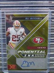 Eli Mitchell [Gold] #XPI-EM Football Cards 2022 Panini XR X Ponential Ink Autograph Prices