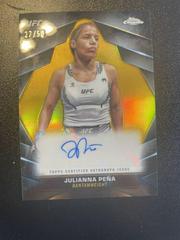 Julianna Pena [Gold Refractor] #CVA-JPE Ufc Cards 2024 Topps Chrome UFC Veteran Autograph Prices