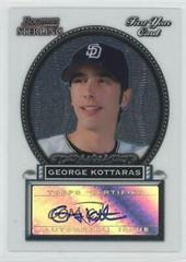 George Kottaras [Autograph] Baseball Cards 2005 Bowman Sterling Prices