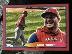 Mike Trout [Red] Baseball Cards 2023 Topps Update Oversized Big Box Topper Prices