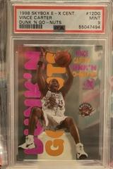 Vince Carter [Dunk 'N Go Nuts] #12DG Basketball Cards 1998 Skybox E X Century Prices