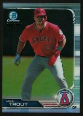 Mike Trout [Refractor] #100 Baseball Cards 2019 Bowman Chrome Prices